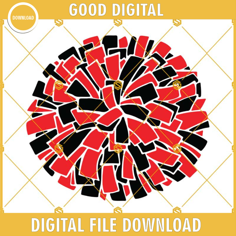 Pom Pom SVG, Sports Girl SVG, Cheer SVG, Sports SVG, Cut Files, Sports Girl Cut Files.jpg