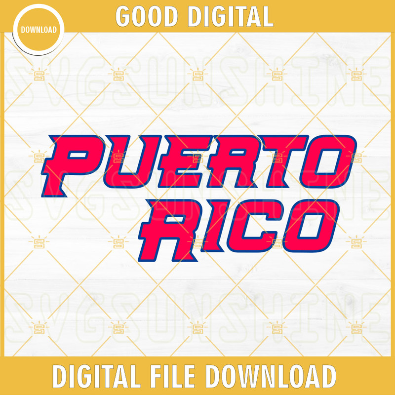 Puerto Rico Baseball SVG, Puerto Rico SVG, PR Baseball Logo SVG PNG DXF EPS.jpg