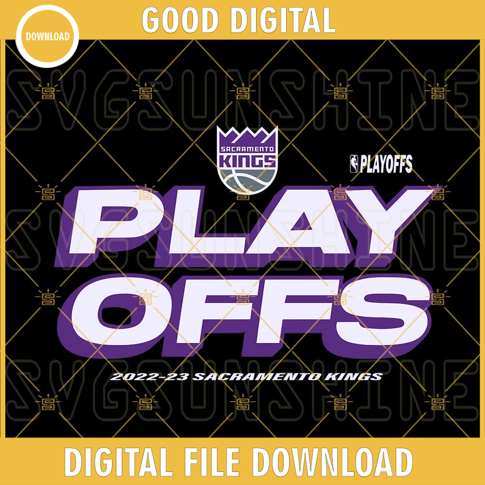Sacramento Kings Playoffs SVG, NBA Playoffs SVG PNG DXF EPS Cricut Files.jpg