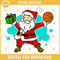 Santa Claus Gift Basketball Christmas SVG PNG DXF EPS Cut Files Clipart Cricut.jpg