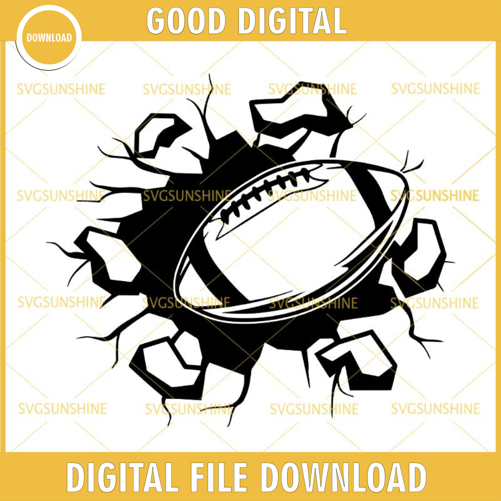 Smashing Football Svg, Football Svg, Football Clipart, Football Files for Cricut, Football Cut Files For Silhouette.jpg