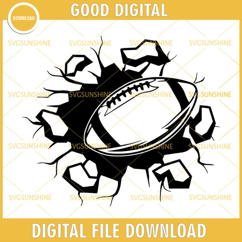 Smashing Football Svg, Football Svg, Football Clipart, Football Files for Cricut, Football Cut Files For Silhouette.jpg