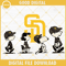 Snoopy Charlie Brown San Diego Padres SVG PNG DXF EPS Cricut Files.jpg
