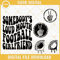 Somebodys Loud Mouth Football Girlfriend SVG, Football Fan SVG, Football Girlfriend SVG.jpg