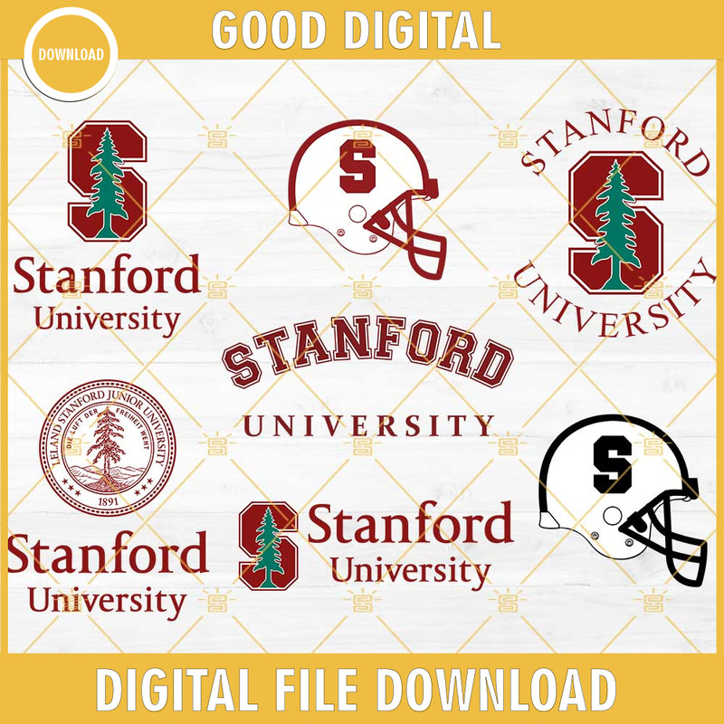 Stanford Cardinal Football Designs Bundle SVG EPS PNG DXF.jpg