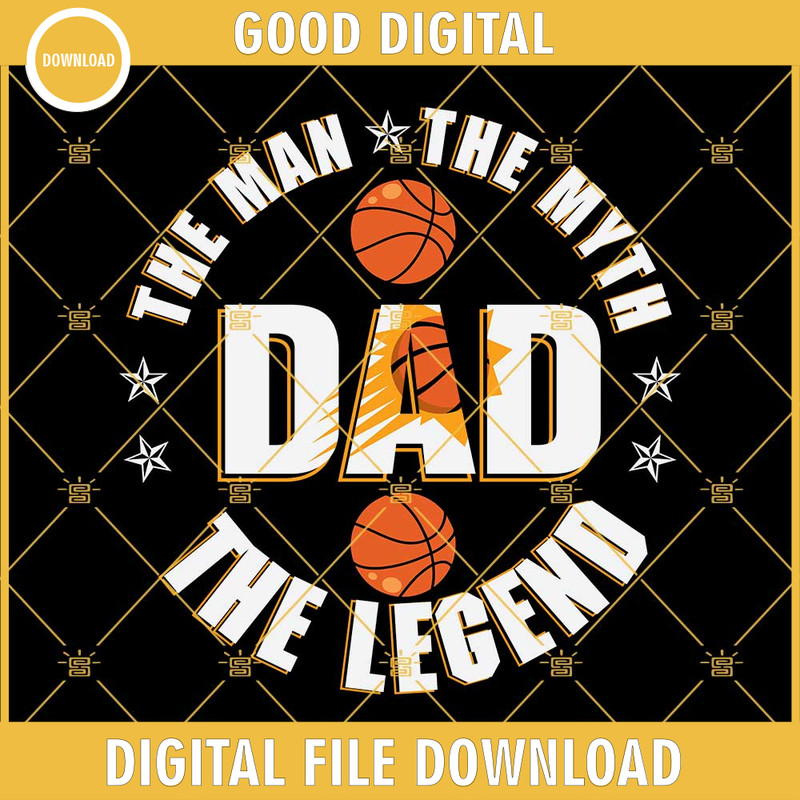 Suns Dad The Man The Myth The Legend SVG, Phoenix Suns SVG, Suns Dad SVG, Suns Father SVG, Dad NBA Team SVG.jpg