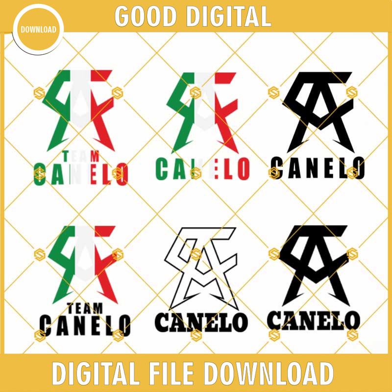 Team Canelo SVG BUNDLE, Team Canelo SVG, Canelo Alvarez SVG PNG DXF EPS.jpg