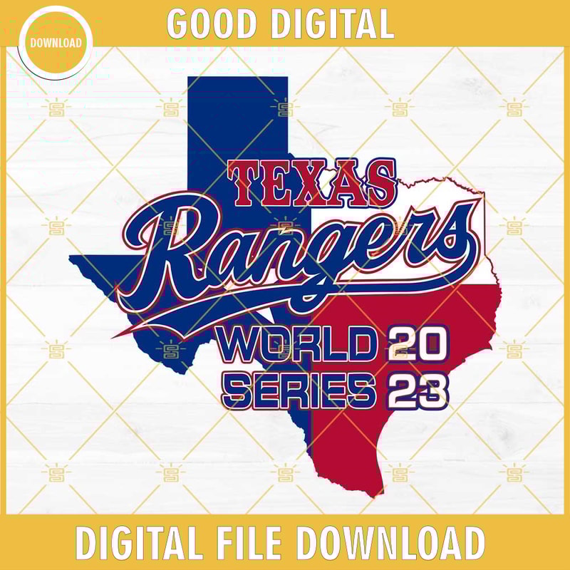 Texas Rangers World Series 2023 Svg, Texas Rangers Champions SVG PNG DXF EPS 2023 Svg.jpg