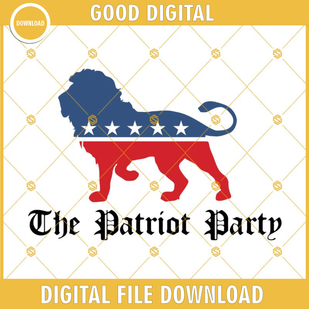 The Patriot Party SVG EPS PNG DXF, Make America Great Again Trump Republican SVG.jpg