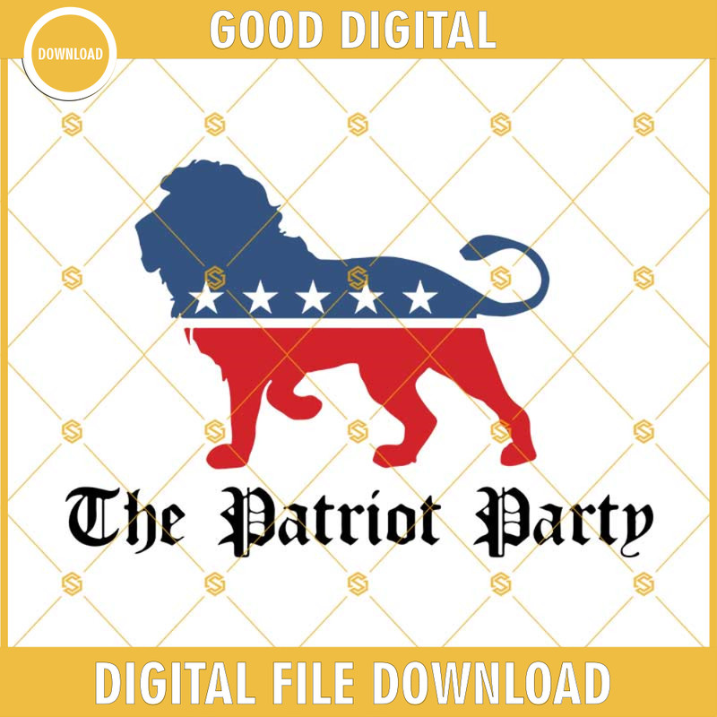 The Patriot Party SVG EPS PNG DXF, Make America Great Again Trump Republican SVG.jpg