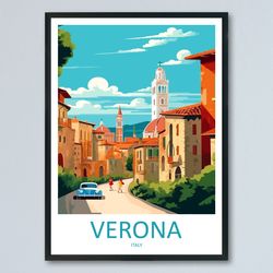 verona travel print wall art verona italy wall hanging home decoration verona gift art lovers wall art print verona ital