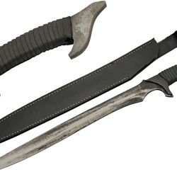 custom handmade spring steel 5160 combat machete sword zombie hunting sword