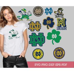 bundle notre dame fighting irish svg, bundle sport svg, notre dame fighting irish , notre dame svg, notre dame football