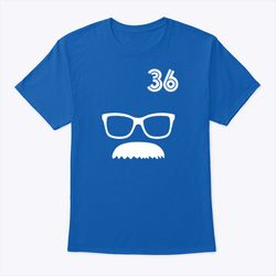 36 davis schneider glasses moustache shirt