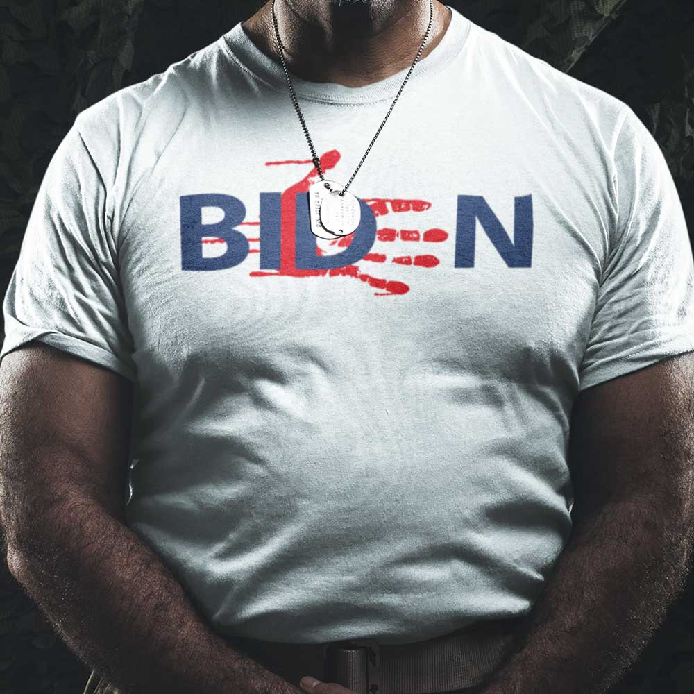 Biden Bloody Skeleton Hand Halloween Shirt.jpg