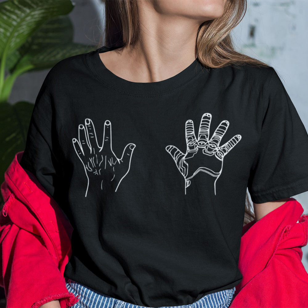 Bucky Barnes Hand Shirt Bucky Barnes Winter Soldier.jpg