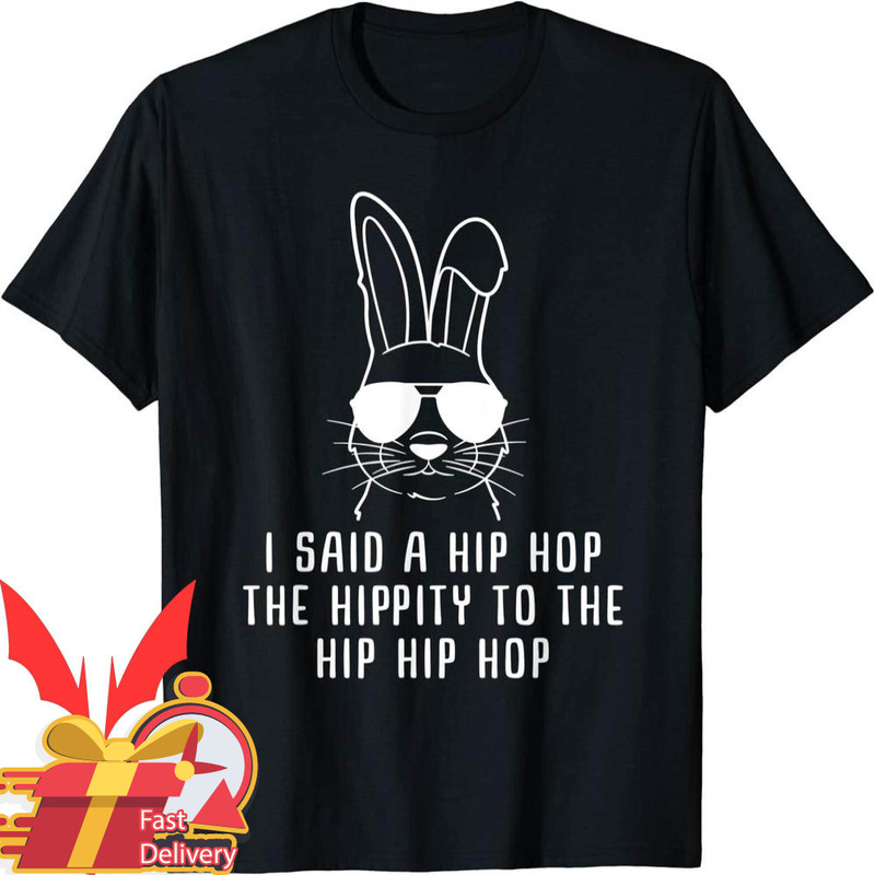 Easter 5s T-Shirt Sunglass Bunny Hip Hop Hippity Gift.jpg