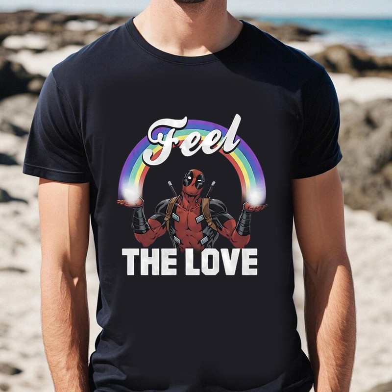 Deadpool Feel The Love Marvel Comics T-Shirt .jpg