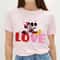 Disney Mickey And Minnie Valentines Love Shirt .jpg