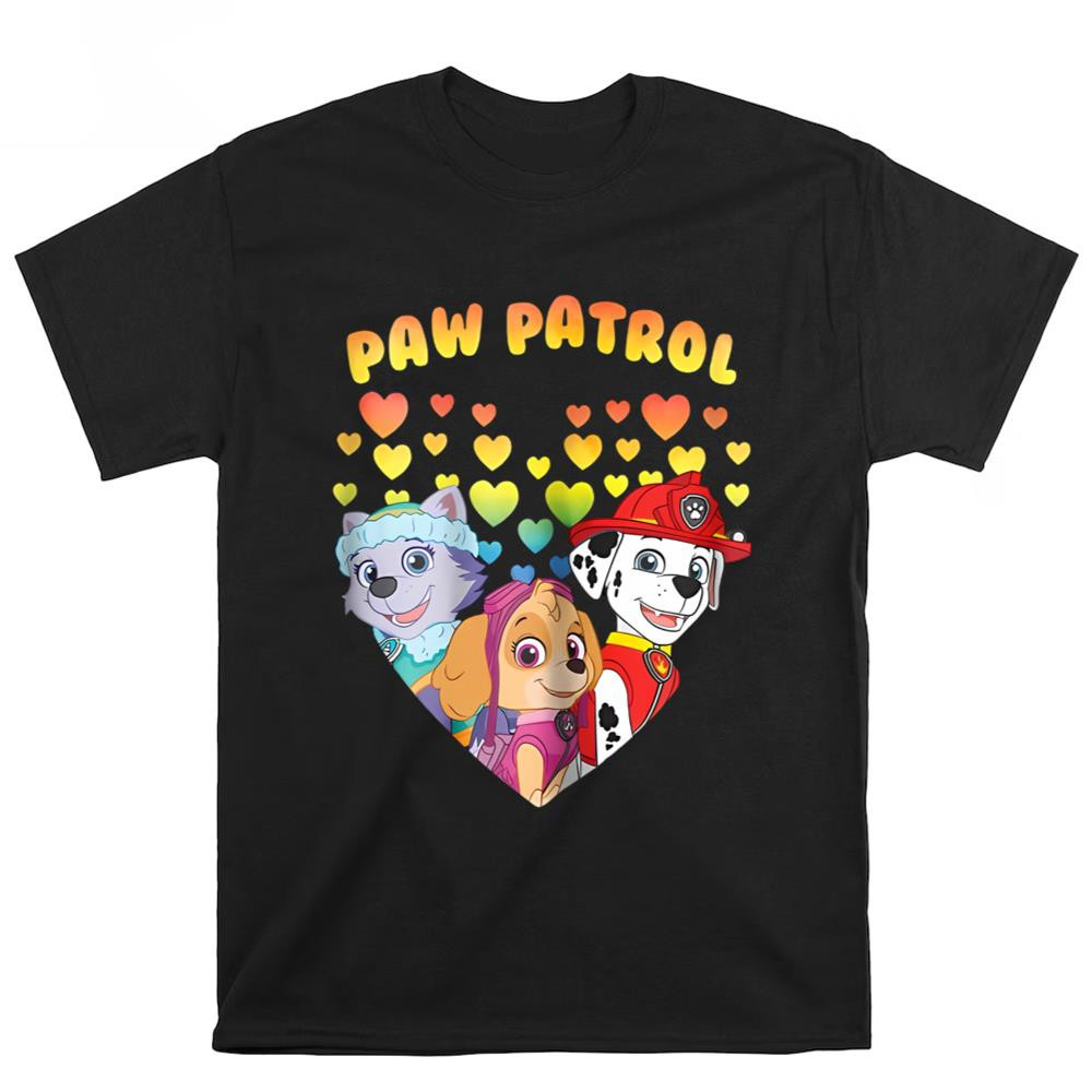 Paw Patrol Hearts Group Valentine's T-shirt .jpg