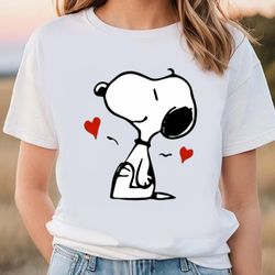 snoopy valentines love heart shirt snoopy love shirt