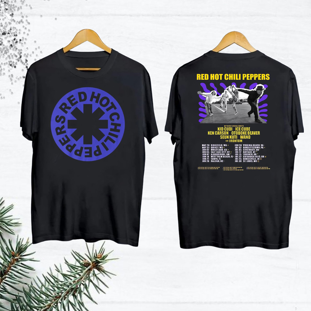 2024 Red Hot Chili Peppers Tour T-Shirt, Red Hot Chili Peppers Band Shirt, RHCP Tour Merch, RHCP Band Fan Gift Shirt, Tour 2024 RHCP Shirt.jpg
