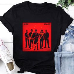 acdc realize t-shirt, acdc shirt fan gifts, acdc graphic tee, acdc vintage shirt, acdc band shirt, acdc album power up s