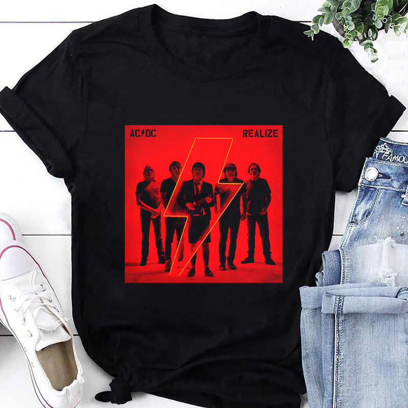 ACDC Realize T-Shirt, ACDC Shirt Fan Gifts, Acdc Graphic Tee, Acdc Vintage Shirt, Acdc Band Shirt, Acdc Album Power Up Shirt, Acdc Tour.jpg