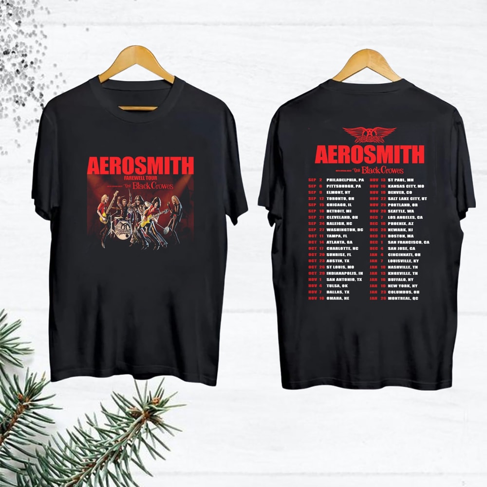Aerosmith Farewell Tour 2023 T-Shirt, Aerosmith Peace Out Tour Shirt, Aerosmith Band Shirt, Aerosmith Concert Shirt, Aerosmith Vintage Shirt.jpg