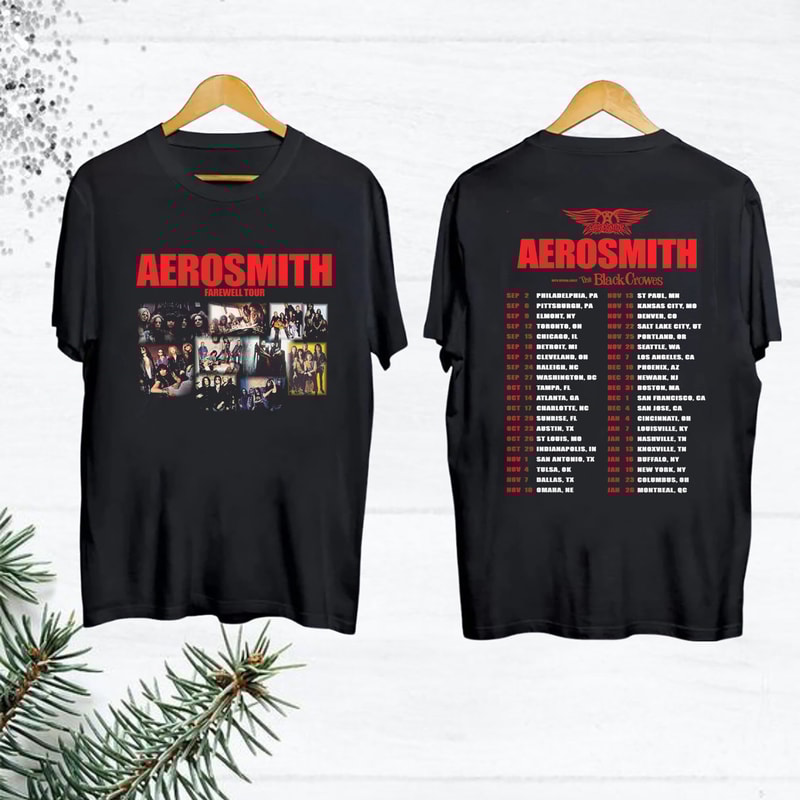 Aerosmith Farewell Tour T-Shirt, Aerosmith Peace Out Tour Shirt, Aerosmith Band Shirt, Aerosmith Concert Shirt, Aerosmith Vintage Shirt.jpg