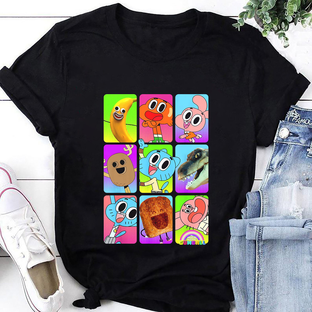 Amazing World of Gumball Cast Pictures Graphic T-Shirt, The Amazing World Of Gumball Shirt, Gumball Shirt, Vintage Cartoon Network Shirt.jpg