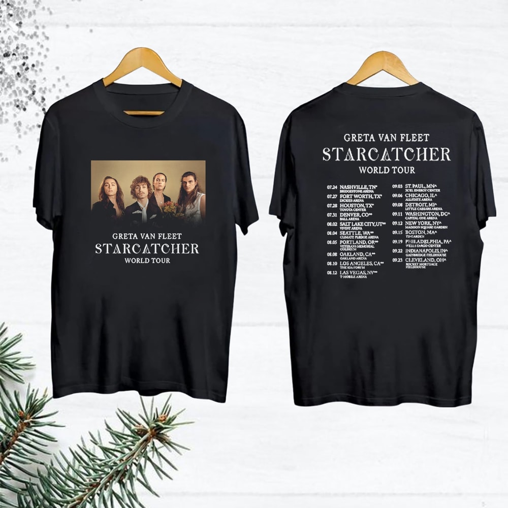 Greta Van Fleet Starcatcher World Tour T-Shirt, Greta Van Fleet Tour Shirt, Greta Van Fleet Concert Shirt, Greta Van Fleet Graphic Tee.jpg