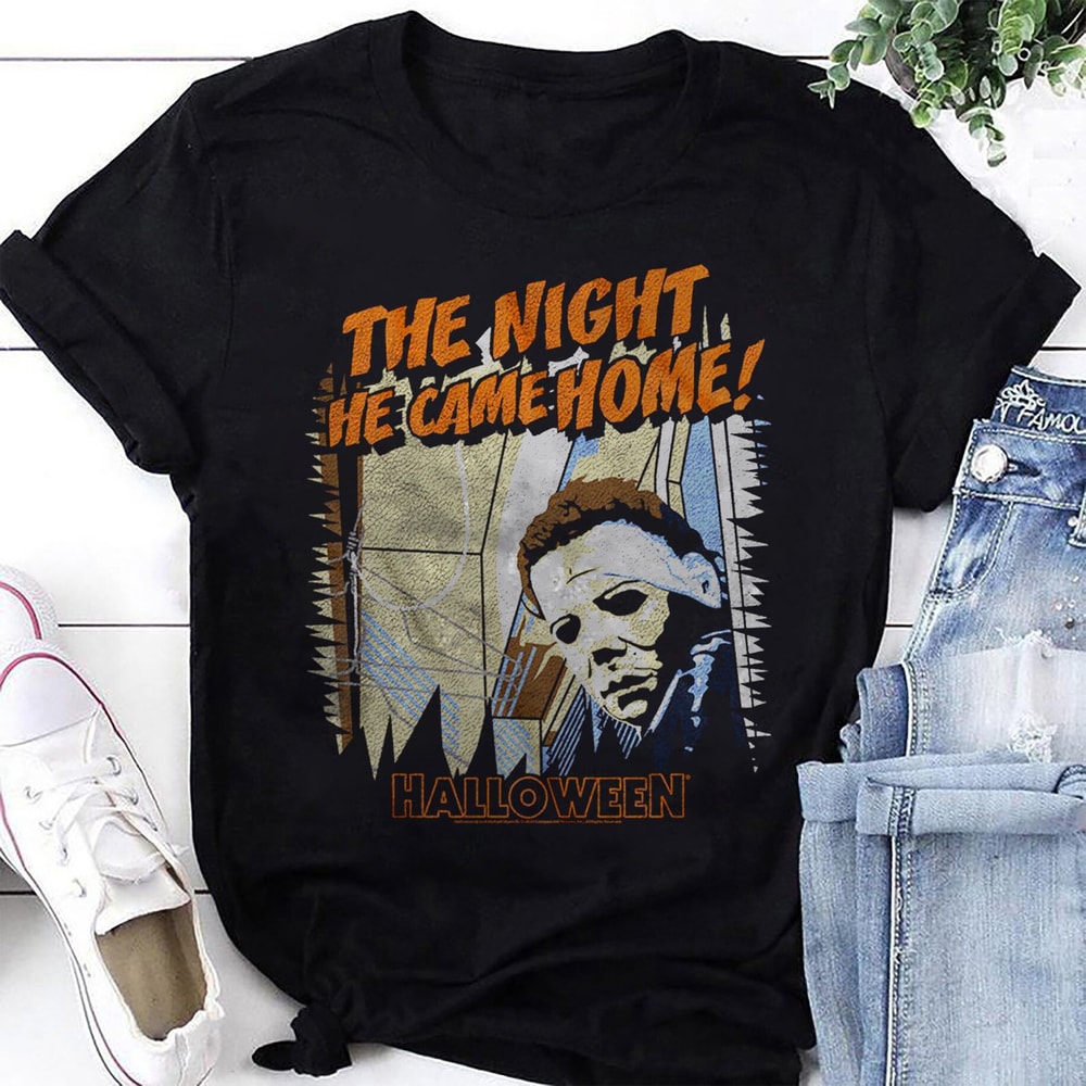 Halloween Michael Myers The Night He Came Home 1978 T-Shirt, Michael Myers Shirt Fan Gifts, Michael Myers Halloween Shirt, Horror Movie Tee.jpg