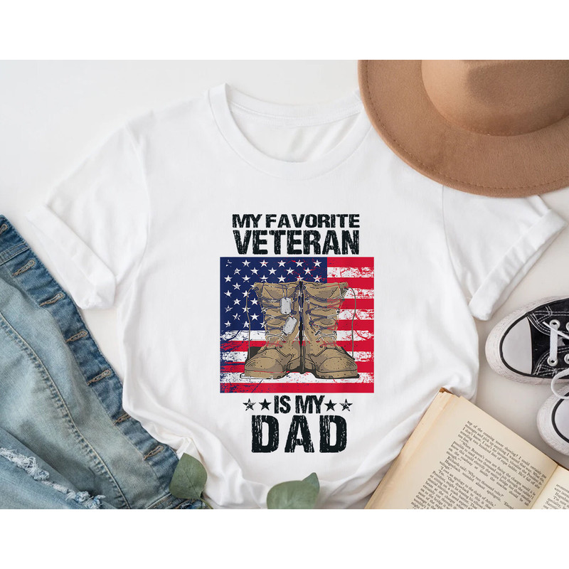 My Favorite Veteran Is My Dad Png, Fahter's Day Png, Father Veterans Day Png, Father's Day Gift, Digital Download.jpg