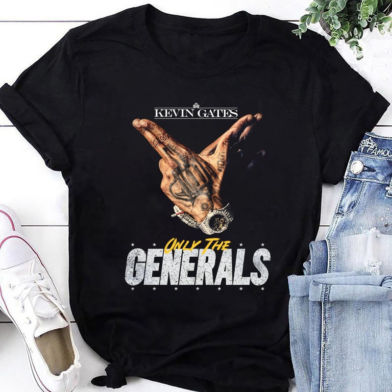 Only The Generals Tour 2023 Kevin Gates T-Shirt, Kevin Gates Merch, Rapper Kevin Gates Shirt, Kevin Gates Shirt, Kevin Gates Fan Gift Shirt.jpg