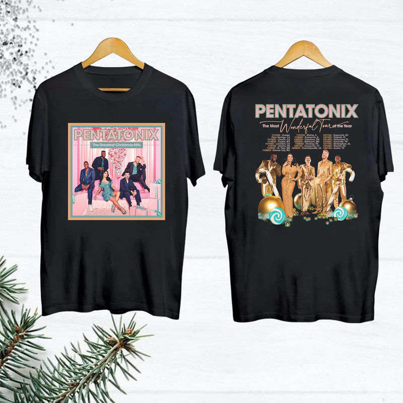 Pentatonix Winter 2023 Tour Shirt, Pentatonix Band Shirt, Pentatonix Christmas Album Shirt, Pentatonix Fan Gift Shirt, Pentatonix T-Shirt.jpg
