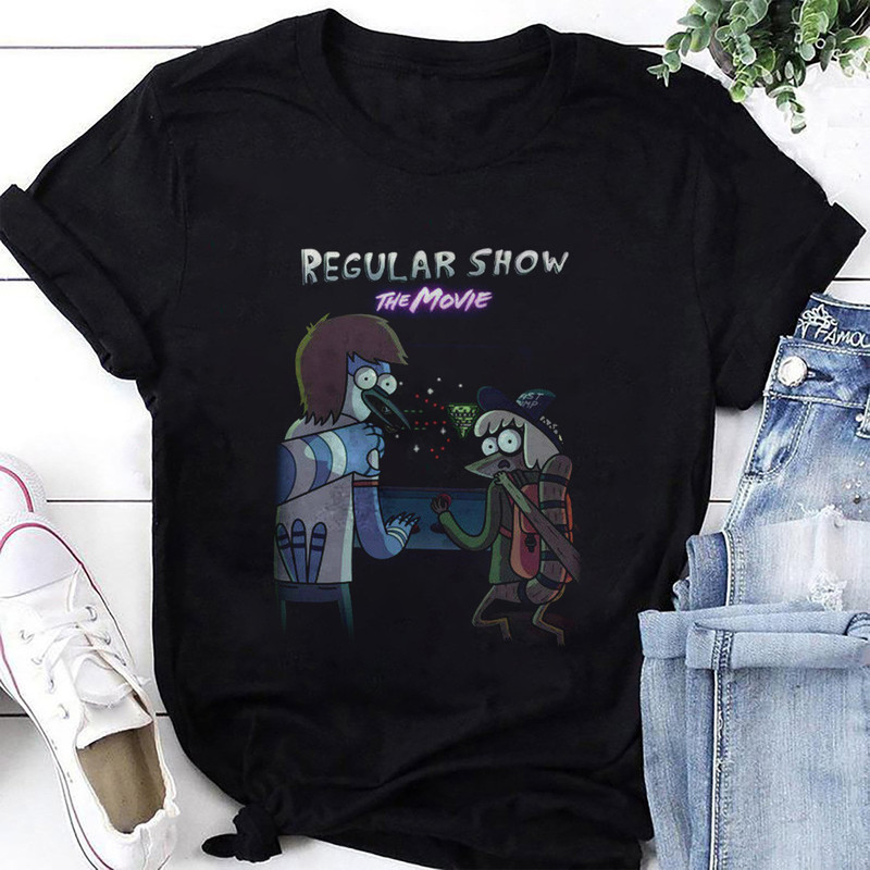 Regular Show The Movie T-Shirt, Regular Show Shirt Fan Gift, Regular Show Vintage Shirt, Regular Show Cartoon Shirt, Mordecai & Rigby Shirt.jpg
