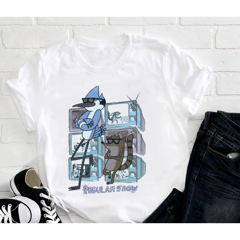 Regular Show TV Too Cool T-Shirt, Regular Show Shirt Fan Gifts, Regular Show Vintage, Regular Show Cartoon Shirt, Mordecai And Rigby Shirt.jpg