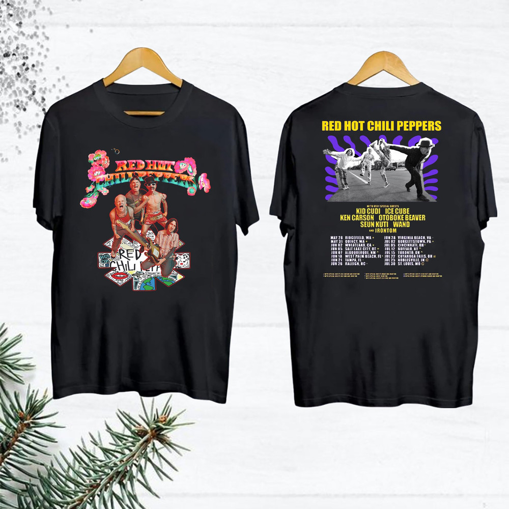 RHCP Tour 2024 Shirt, Red Hot Chili Peppers The Unlimited Love Tour 2024 T-Shirt, Red Hot Chili Peppers Band Shirt, RHCP Band Fan Gift Shirt.jpg