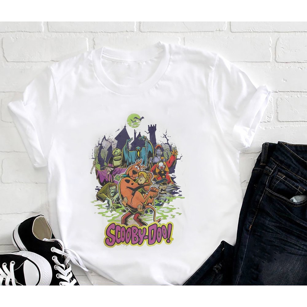 Scooby Doo T-Shirt Halloween Family Matching, Scooby Doo Shirt Fan Gift, Scoobydo Shirt, Cartoon Network Shirt, Scooby-Doo Funny Dog Shirt.jpg