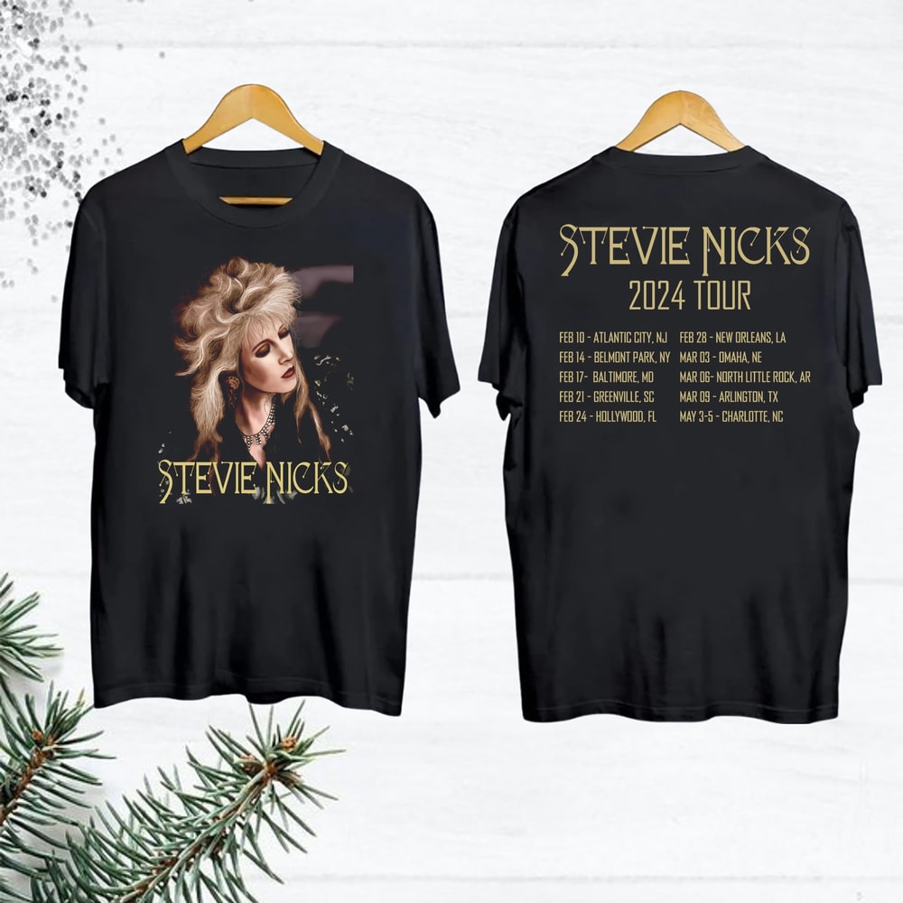 Stevie Nicks 2024 Live In Concert T-Shirt, Vintage Stevie Nicks Shirt Fan Gifts, Stevie Nicks 2024 Tour Shirt, Stevie Nicks Graphic Tee.jpg