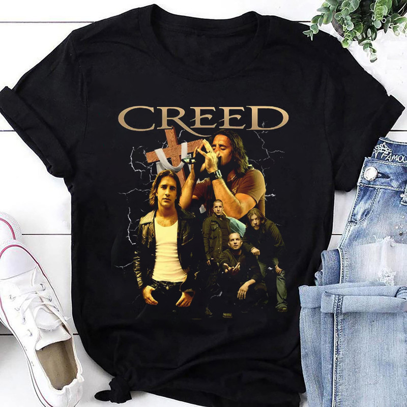 Vintage Creed Band Bootleg T-Shirt, Creed Band Fan Gift Shirt, Creed 2024 Tour Shirt, Rock Band Creed Graphic Shirt, Creed Band Merch Shirt.jpg