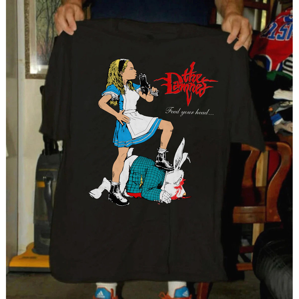 The Damned Feed Your Head Tour 1994 T-Shirt, 90s The Damned Concert Shirt, Gift for Halloween, Gift for Christmas, Rock Gift, Music Gift.jpg