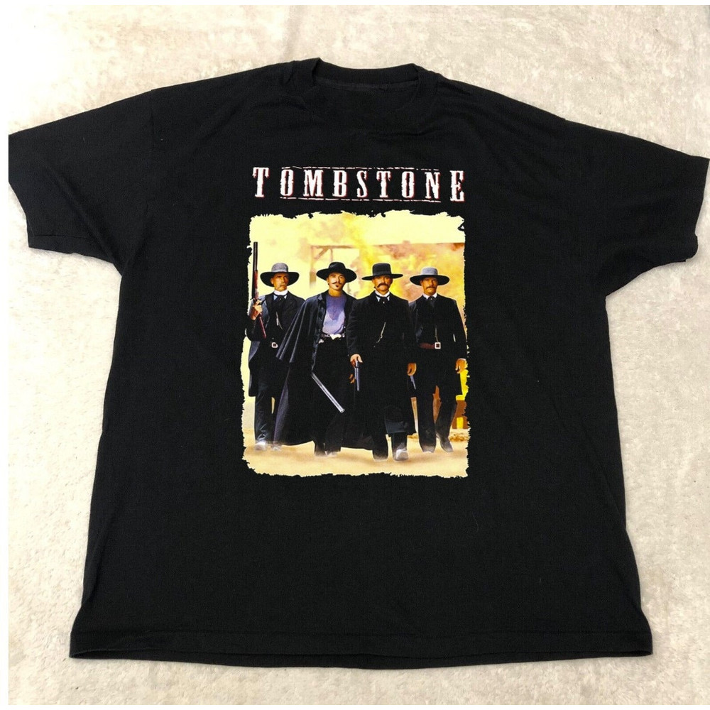 Vintage Tombstone 1993 Western Classic Movie T-shirt, '93 Tombstone Shirt, Western Cowboy Tombstone Shirt, Movie Tee.jpg