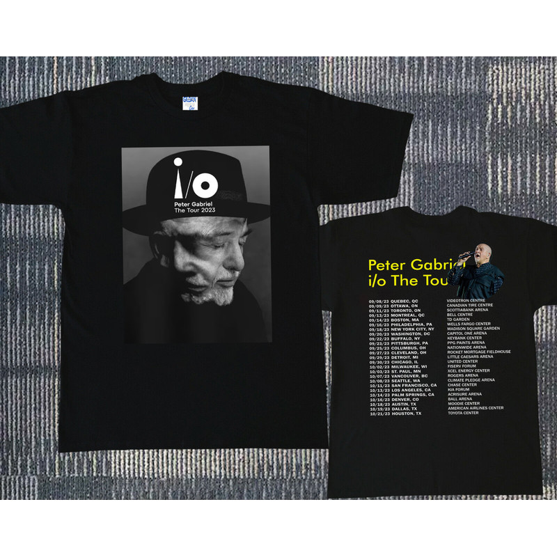 I O The Tour Peter Gabriel T-Shirt, Peter Gabriel Tour Dates 2023 shirt, Peter Gabriel Concert shirt, 2023 Tour Shirt, Gift for Christmas.jpg