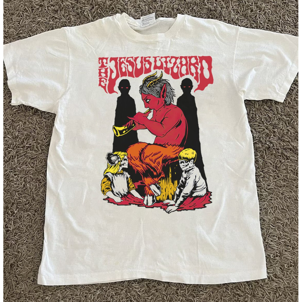 Jesus Lizard T-Shirt, The Jesus Lizard Rock Band Album Concert Shirt, Rock Music Gift, Anniversary Gift, Halloween Gift.jpg