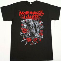 motionless in white black bird and rose t shirt, black crow t-shirt, motionless in white, unisex t-shirt, best gift for