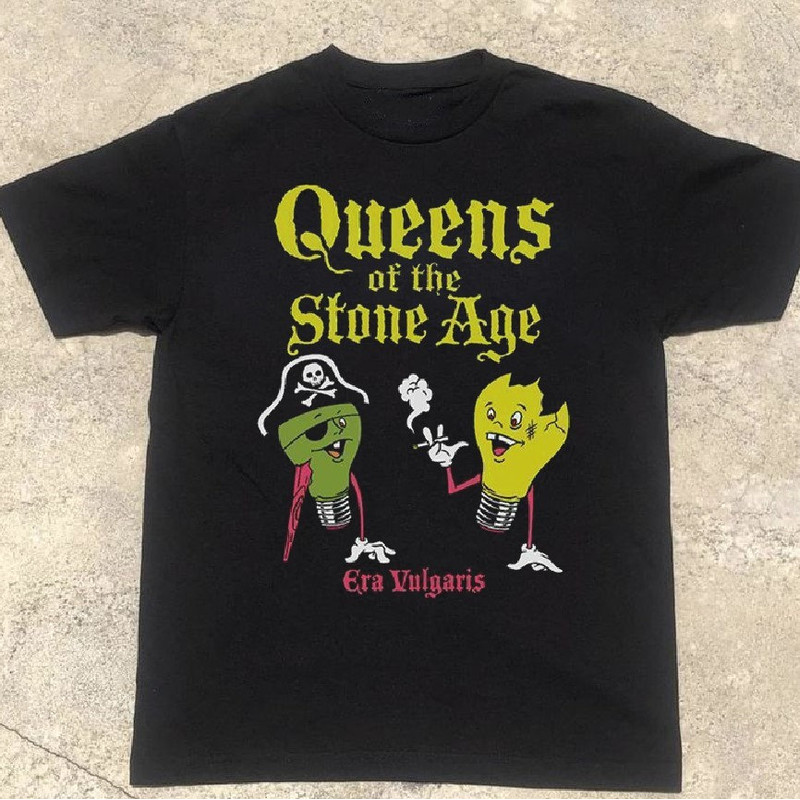 Queens of the Stone Age Era Vulgaris Album T-shirt, Era Vulgaris Shirt, Queens Of the Stone Age Tee.jpg