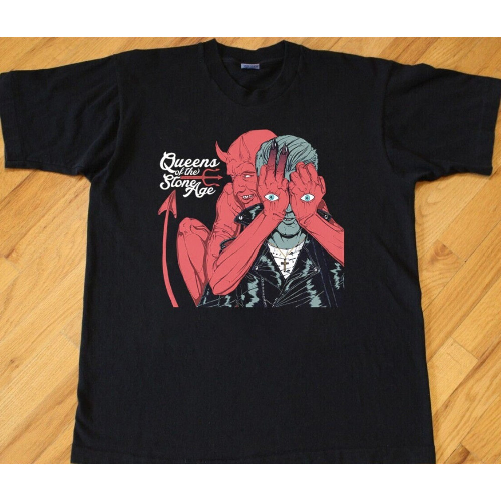 Queens of the Stone Age Villains Album T-shirt, Villains Shirt, Queens Of the Stone Age Tee.jpg