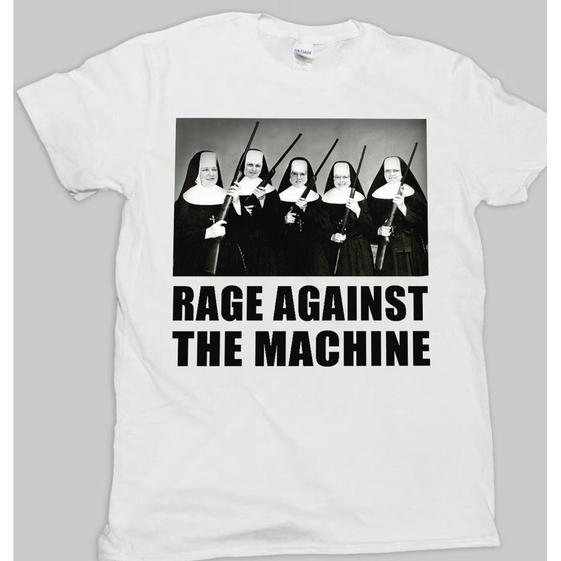 RATM Rage Against The Machine Nuns with Guns Unisex T-Shirt, RATM Band Retro Style T-Shirt, RATM Graphic shirt, Gift for Halloween.jpg